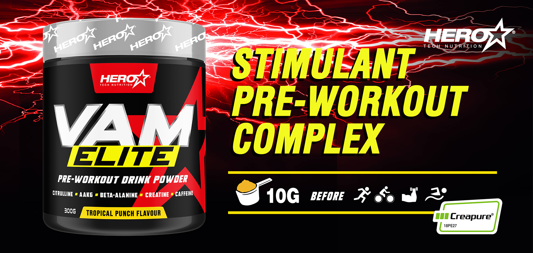 VP7 HERO TECH NUTRITION - vegetable protein - PEA PROTEIN herotechnutrition